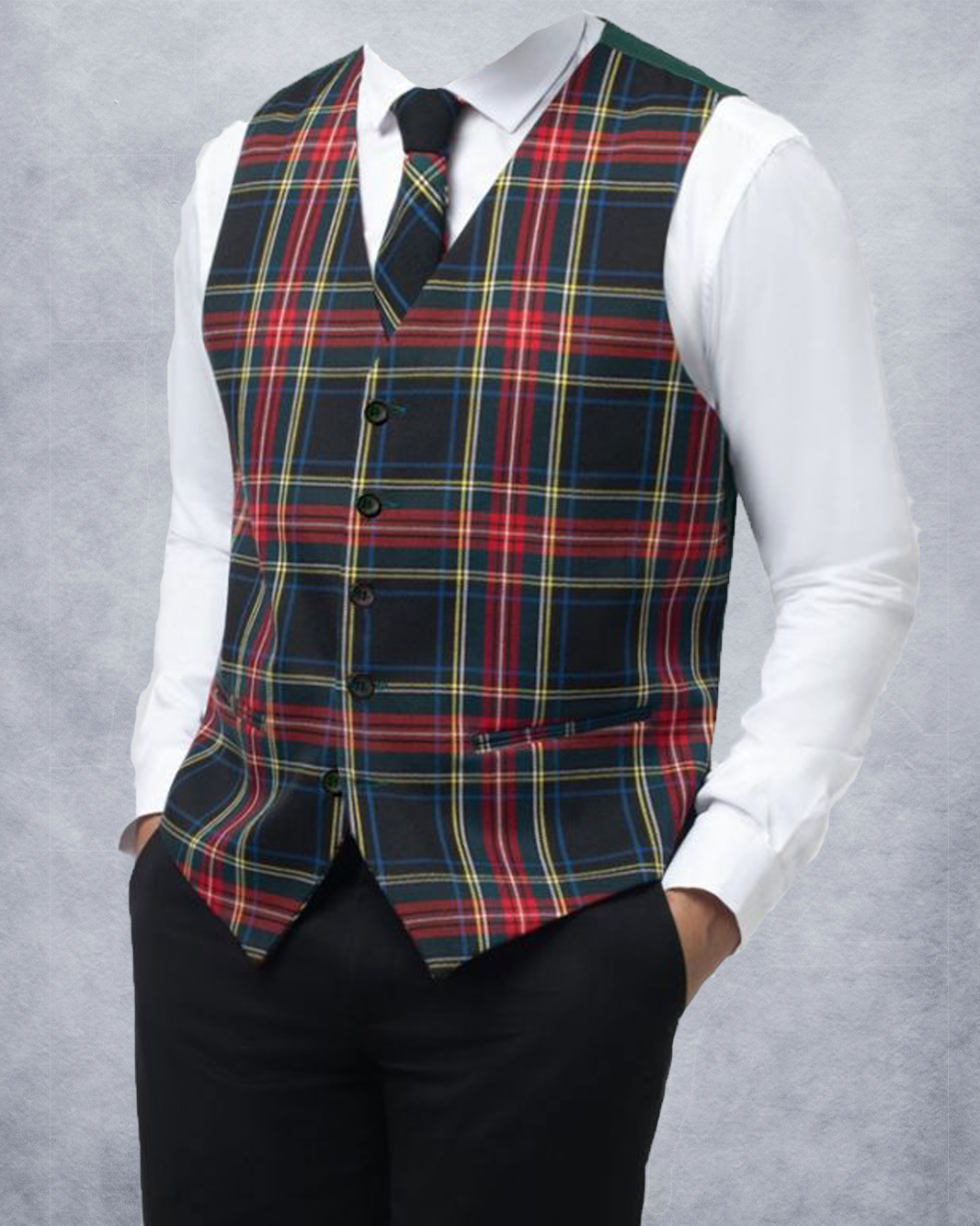 Tartan Waist Coat